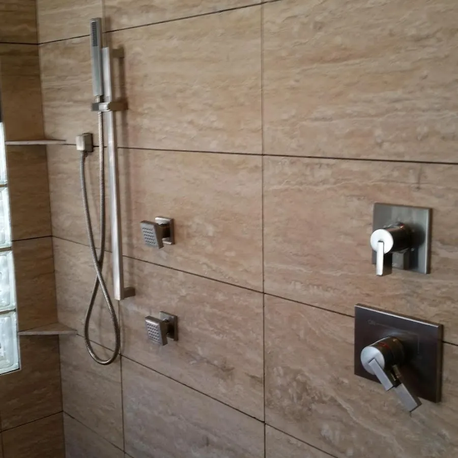 Shower fixture installation for Water Heater Replacement in Bloomingdale